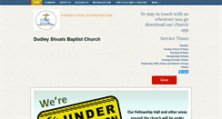 Desktop Screenshot of dudleyshoalsbc.com